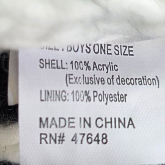 IGLOO (2 QTY) Kids/Teens Knit Hat/Sherpa Inside and Tassle - Picture 4 of 4